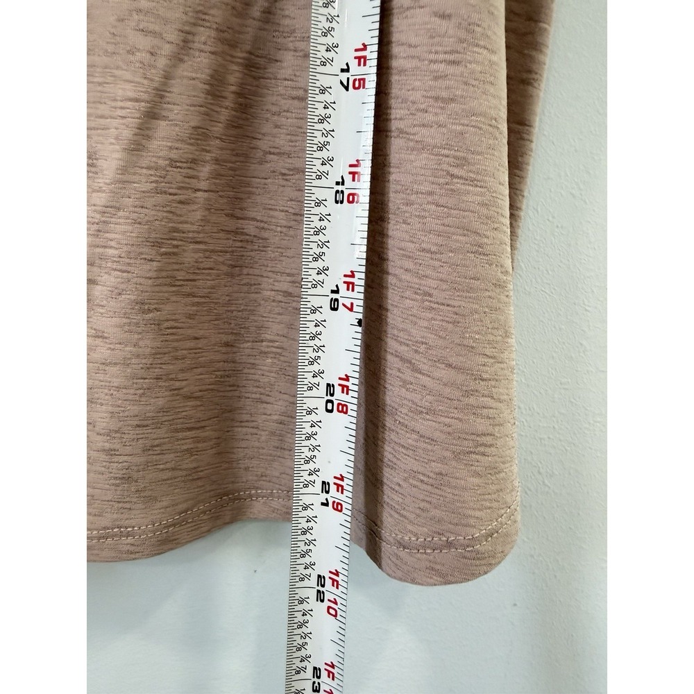 FP Movement Mauve Ruched Active Top Short Sleeve Athletic Tee Medium Boho - Picture 6 of 7